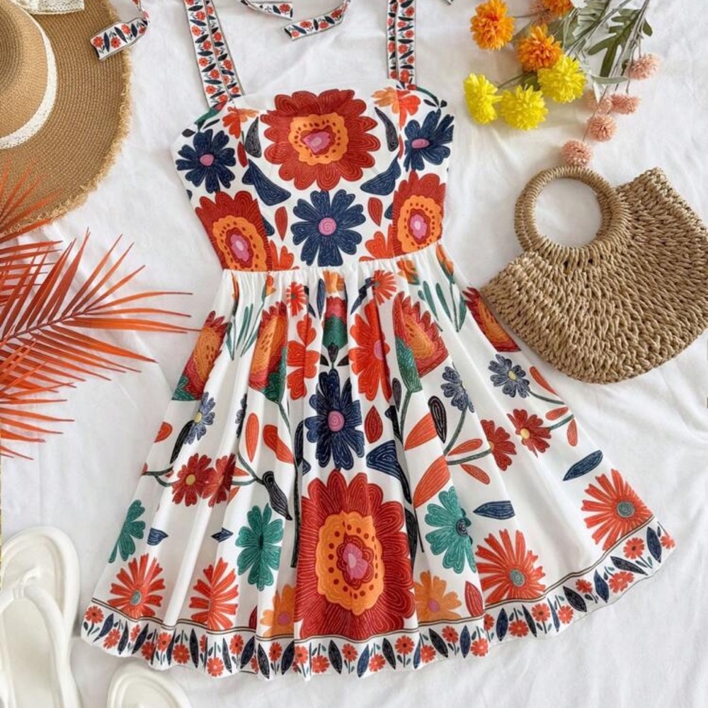 Spaghetti Strap Mini Sundress
